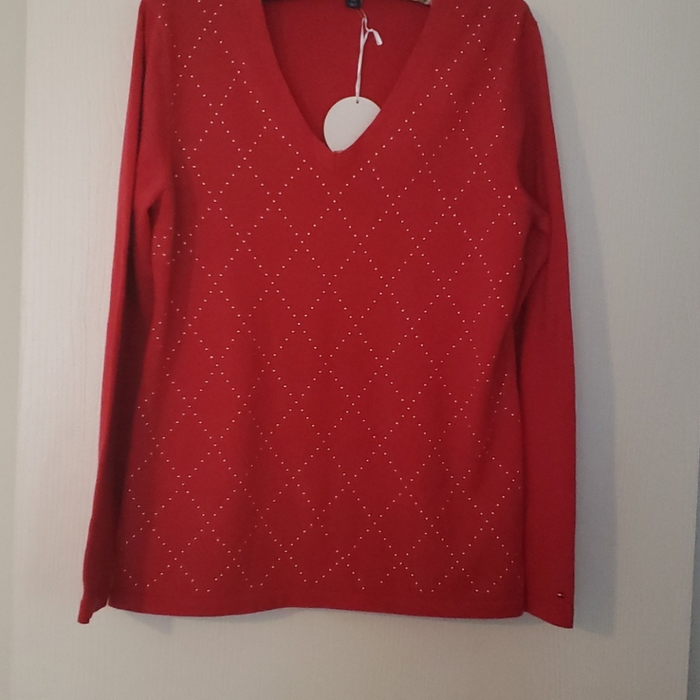 Tommy Hilfiger red sweater